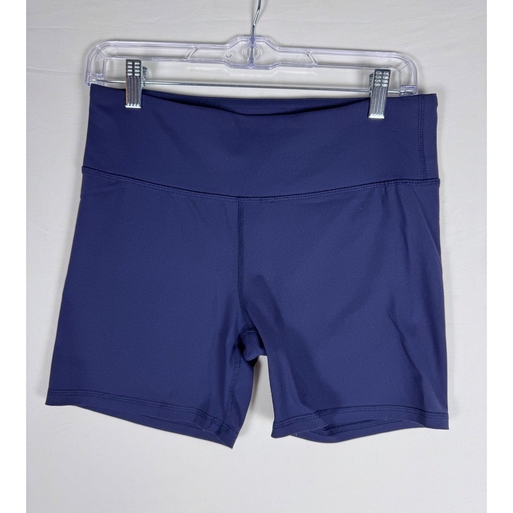 90 Degree by Reflex Navy High Rise Biker Shorts Women's M Yoga Performance - Picture 1 of 4